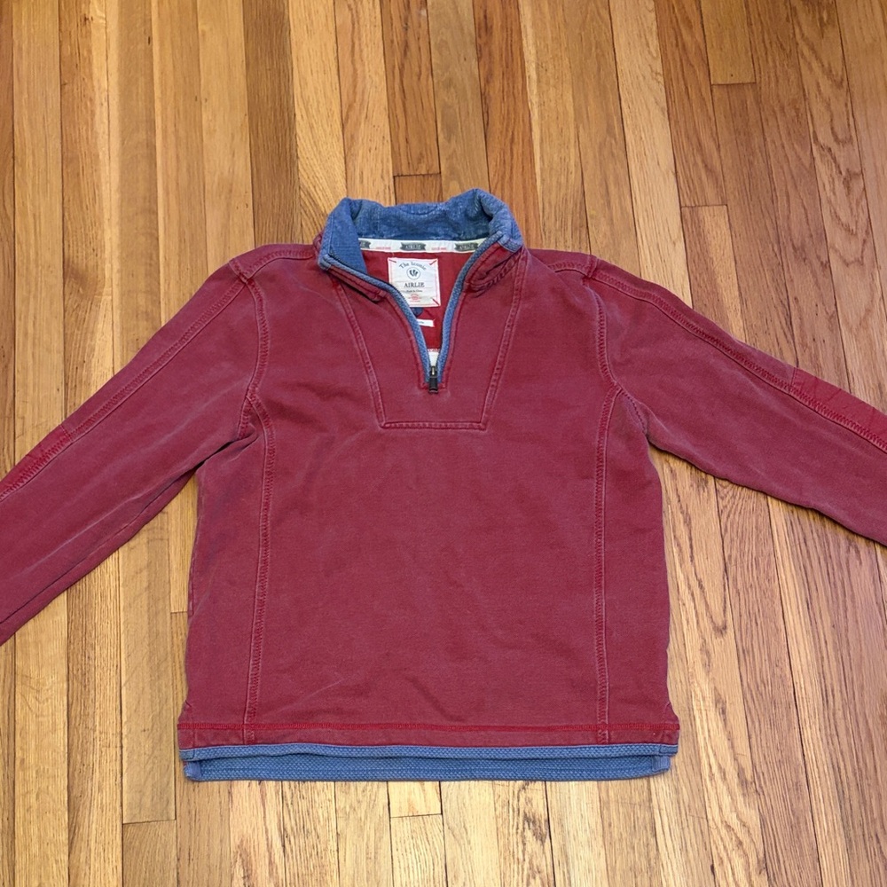 Fat Face Airlie Red Half-Zip Sweater